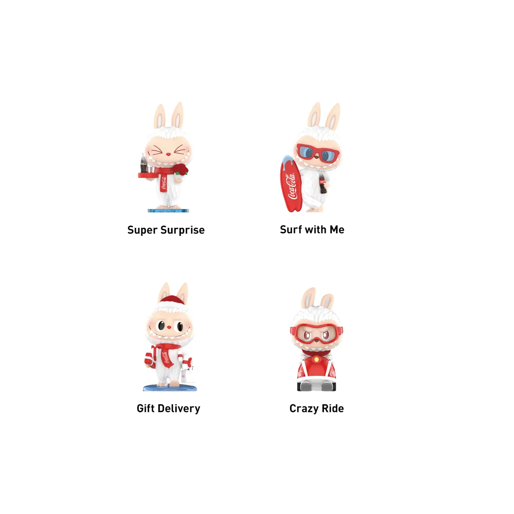 POP MART THE MONSTERS LABUBU COCA-COLA Series Figures (10 Blind Boxes) - Image 5