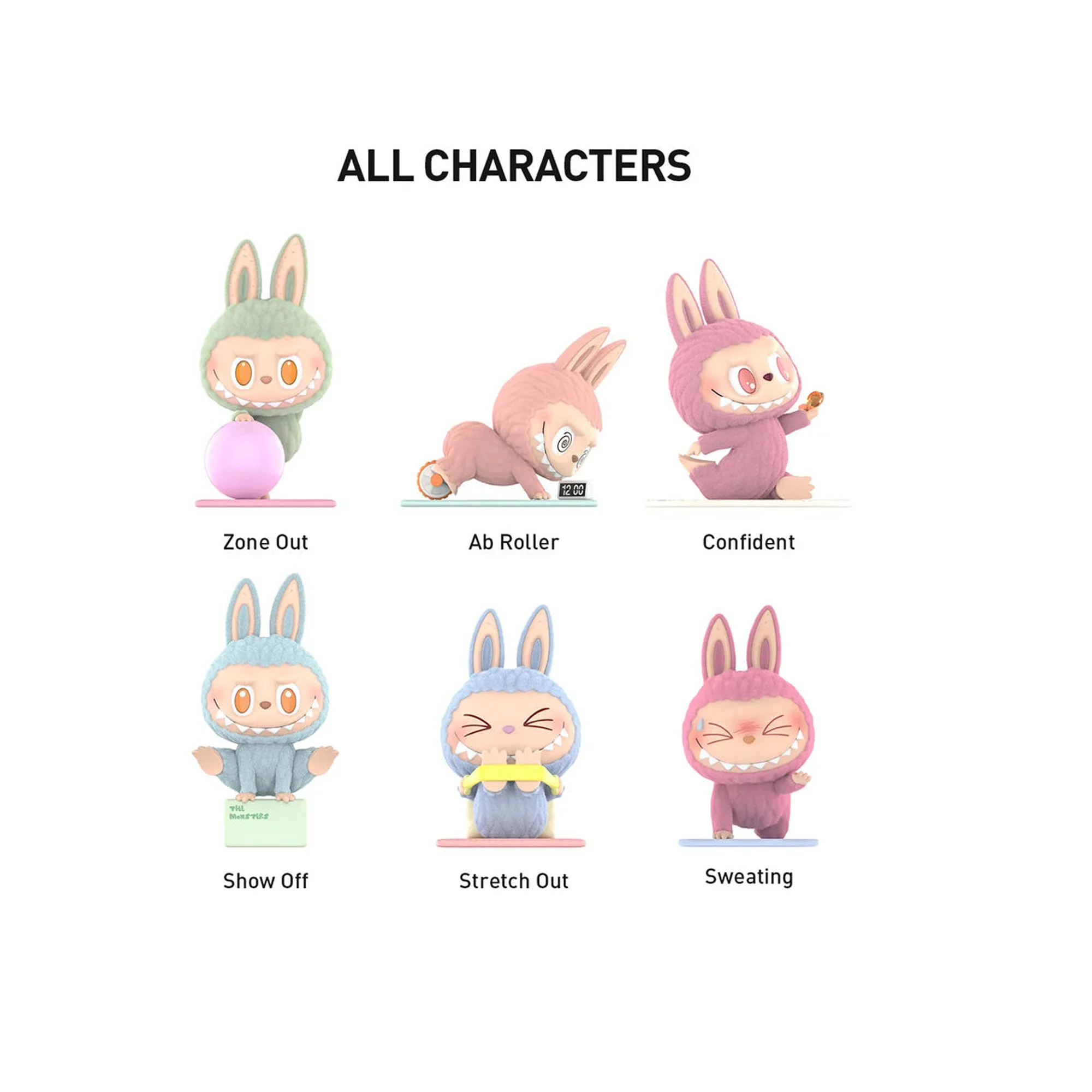 POP MART The Monsters Labubu Lazy Yoga Series Figures Sealed Case (Single Blind Box) - Image 2