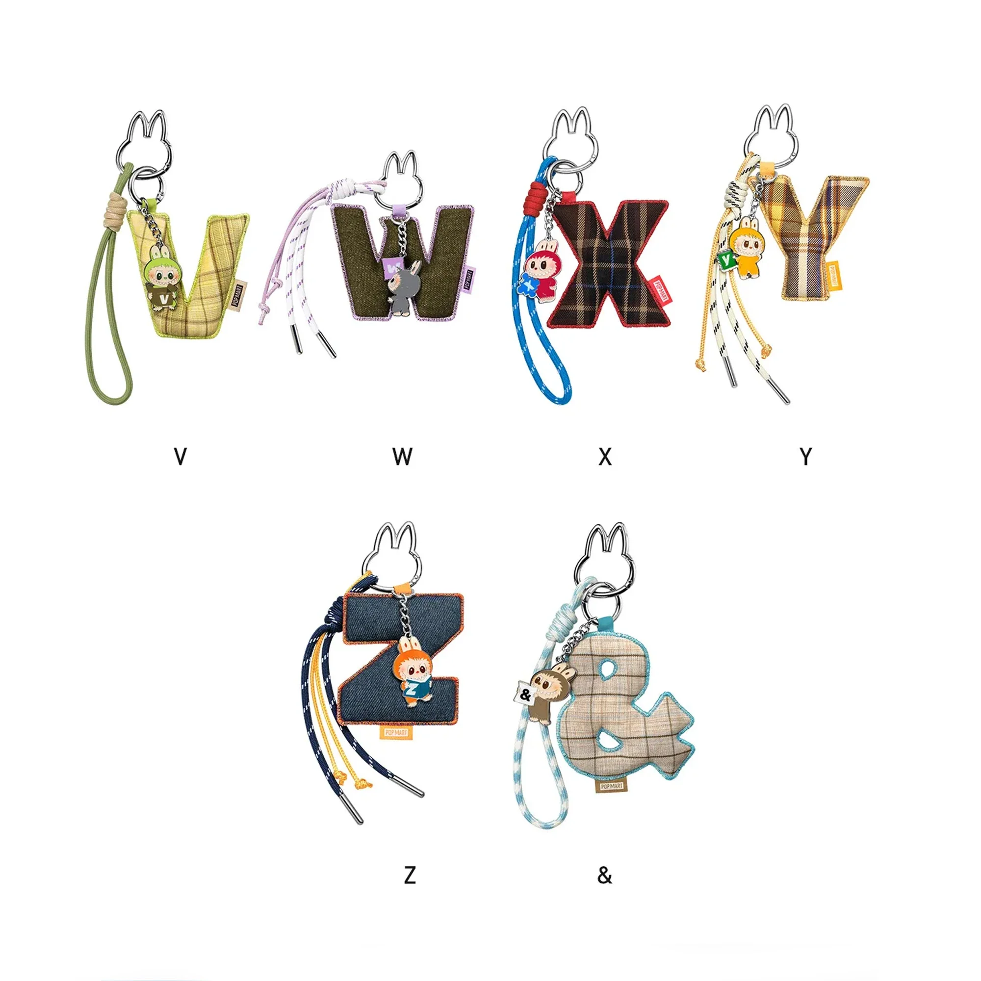 POP MART THE MONSTERS LABUBU Pin for Love Series Letter Pendant (N-Z) (14 Blind Boxes) - Image 4