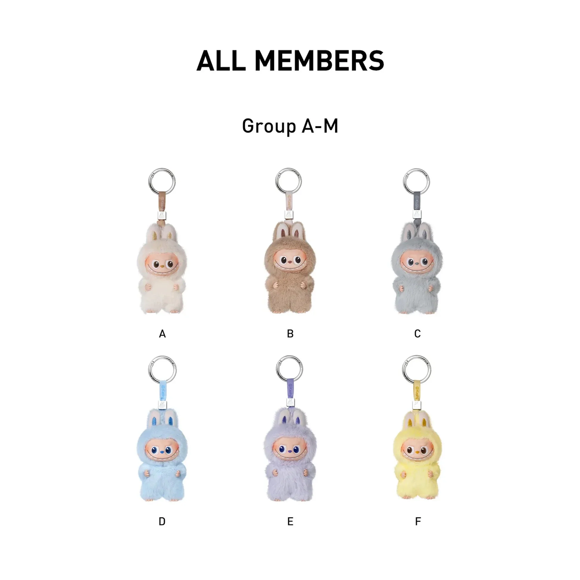 POP MART THE MONSTERS PIN FOR LOVE SERIES Vinyl Plush Pendant 'E' (Single Blind Box) - Image 3