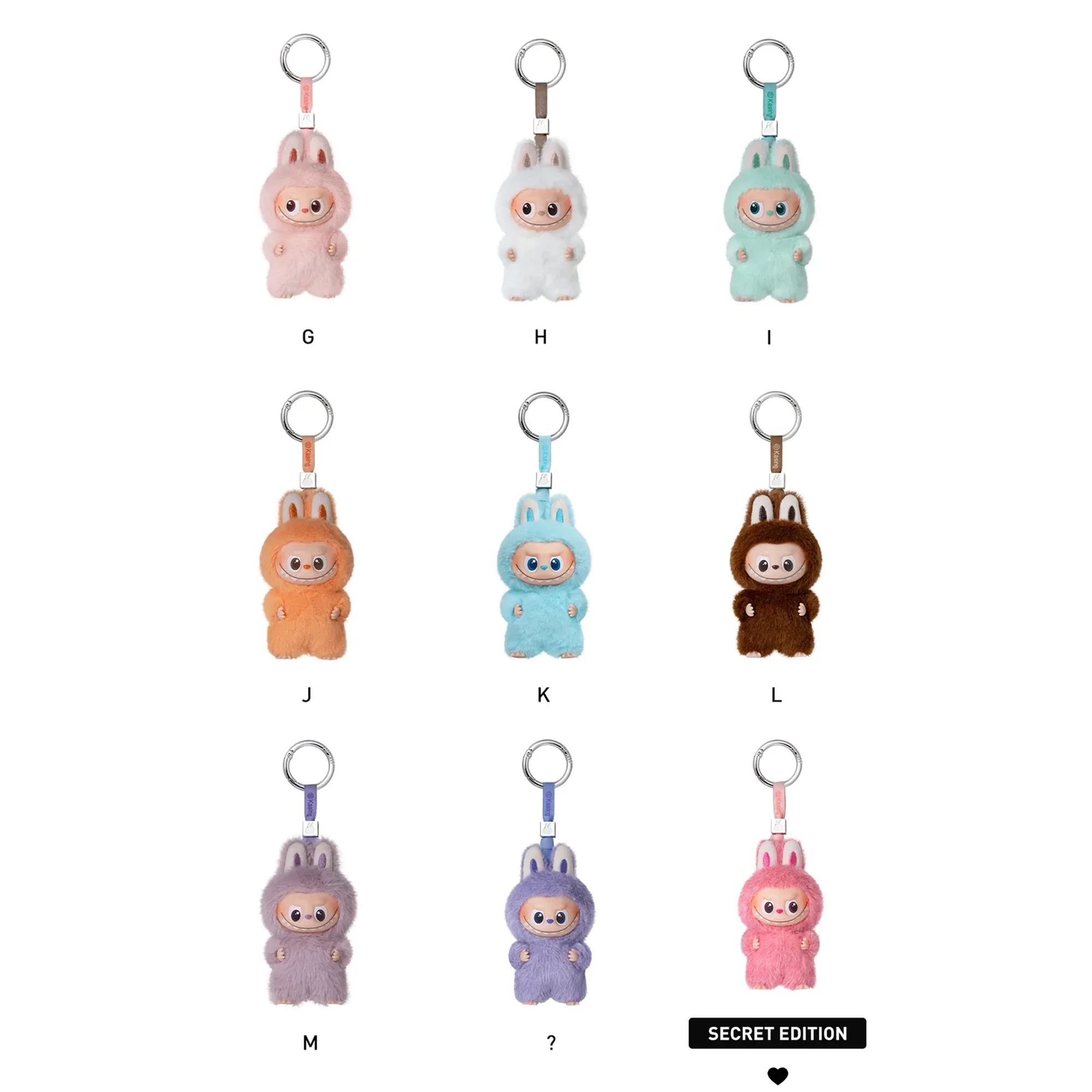 POP MART THE MONSTERS PIN FOR LOVE SERIES Vinyl Plush Pendant 'E' (Single Blind Box) - Image 4