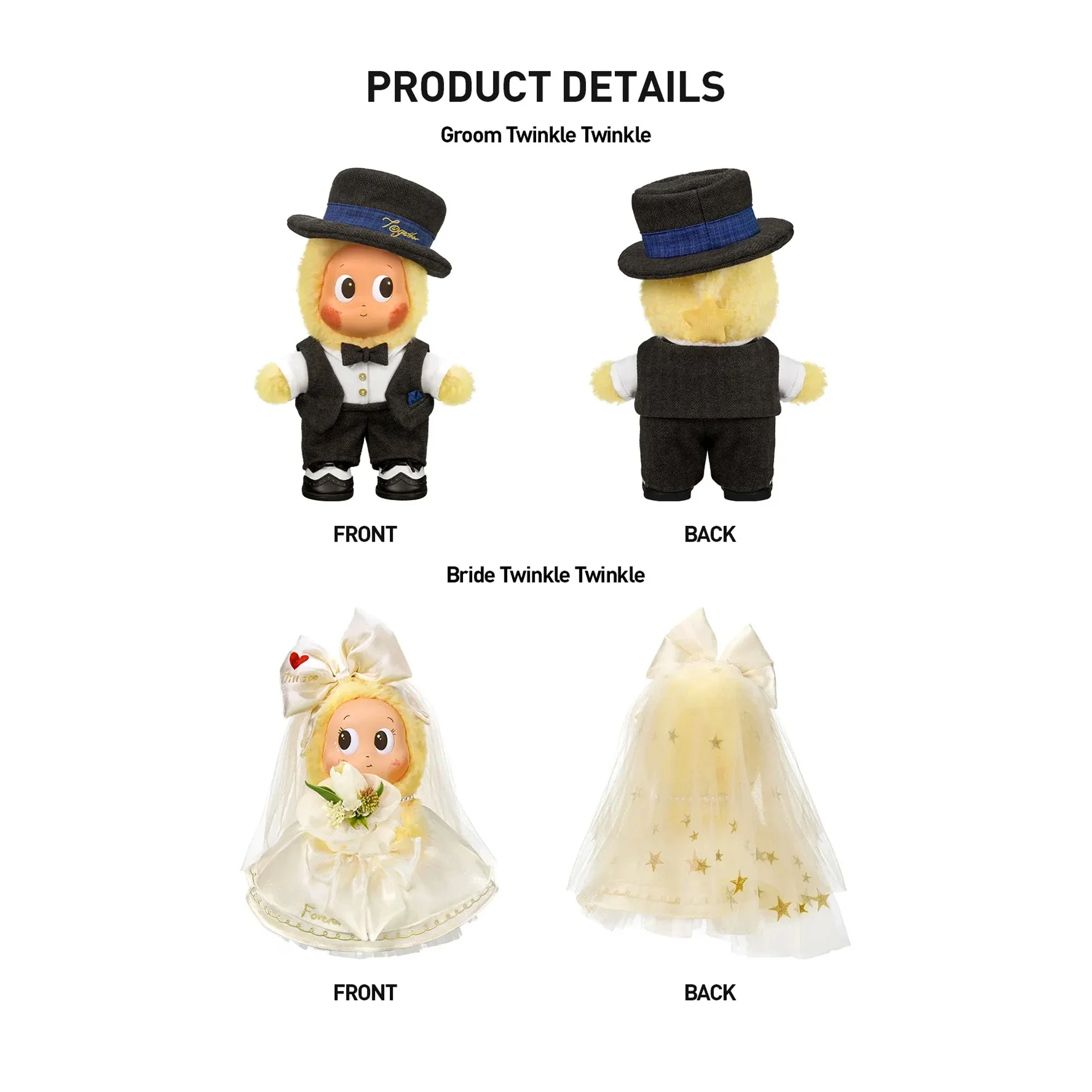 POP MART Twinkle Twinkle Crush On You Series Vinyl Plush Doll Gift Box - Image 5