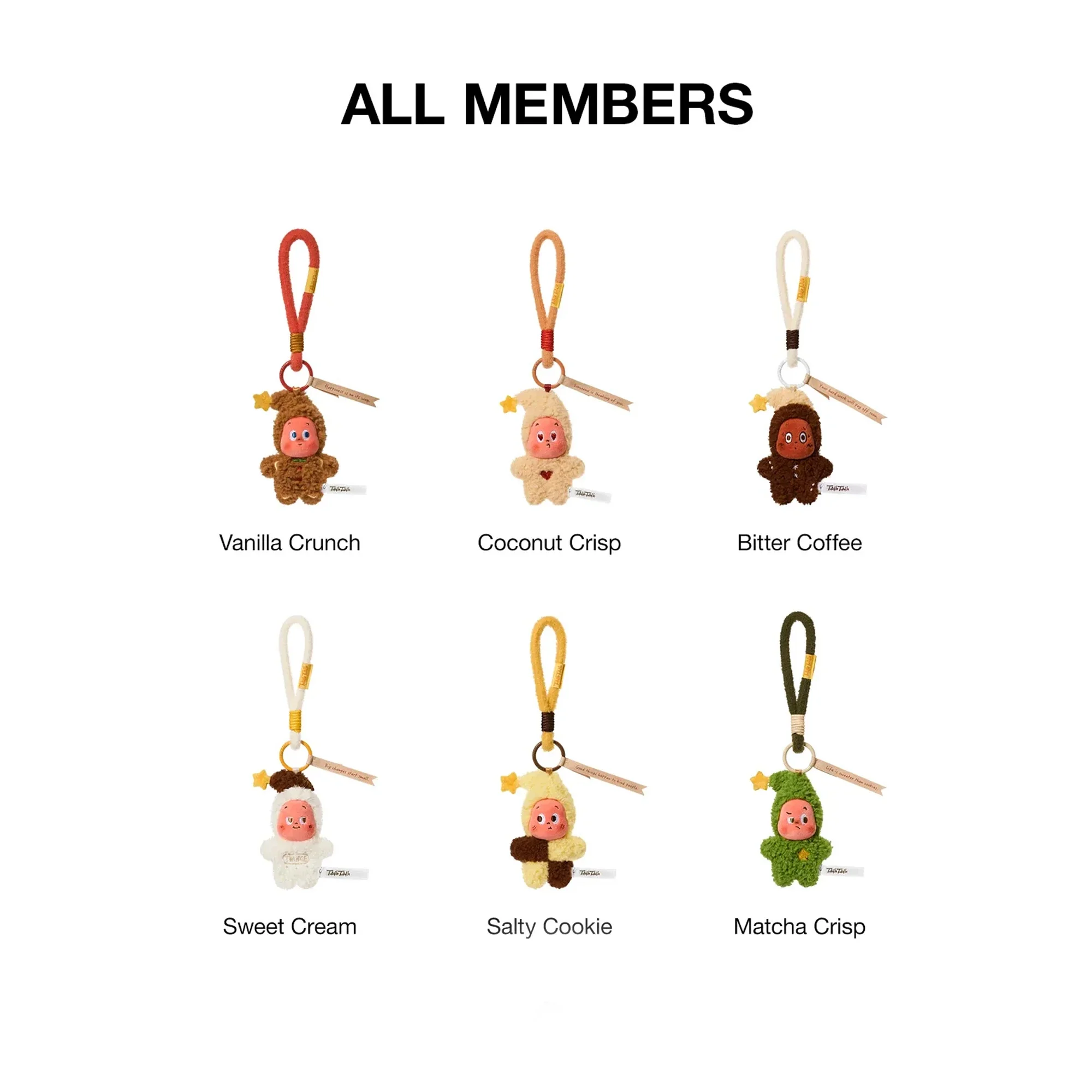 POP MART Twinkle Twinkle Savor The Moment Series Fresh-Baked Mini Cookies Plush Pendant (Single Blind Box) - Image 2