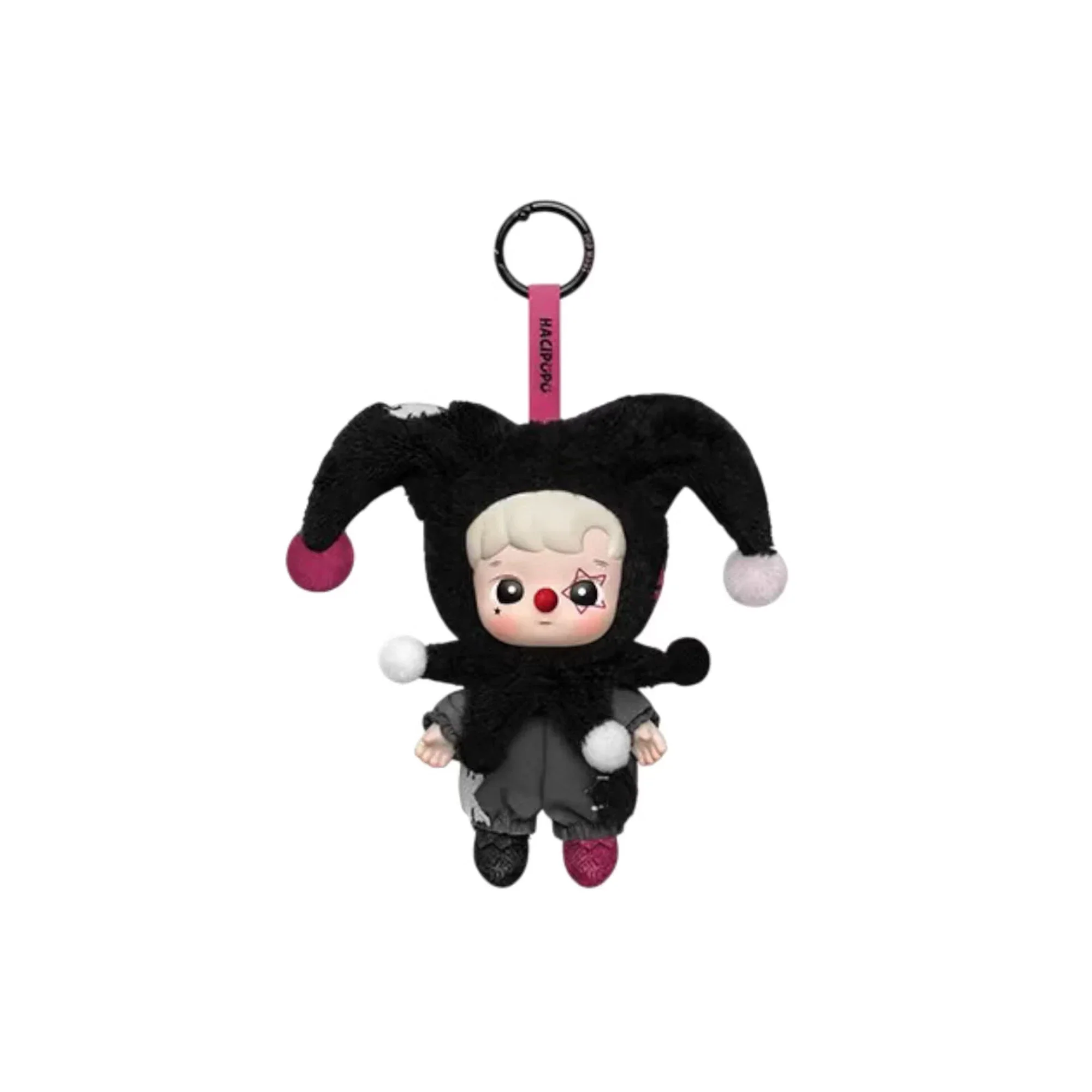 POP MART WHY SO SERIOUS Series Hacipupu Shadow Joker Vinyl Plush Pendant