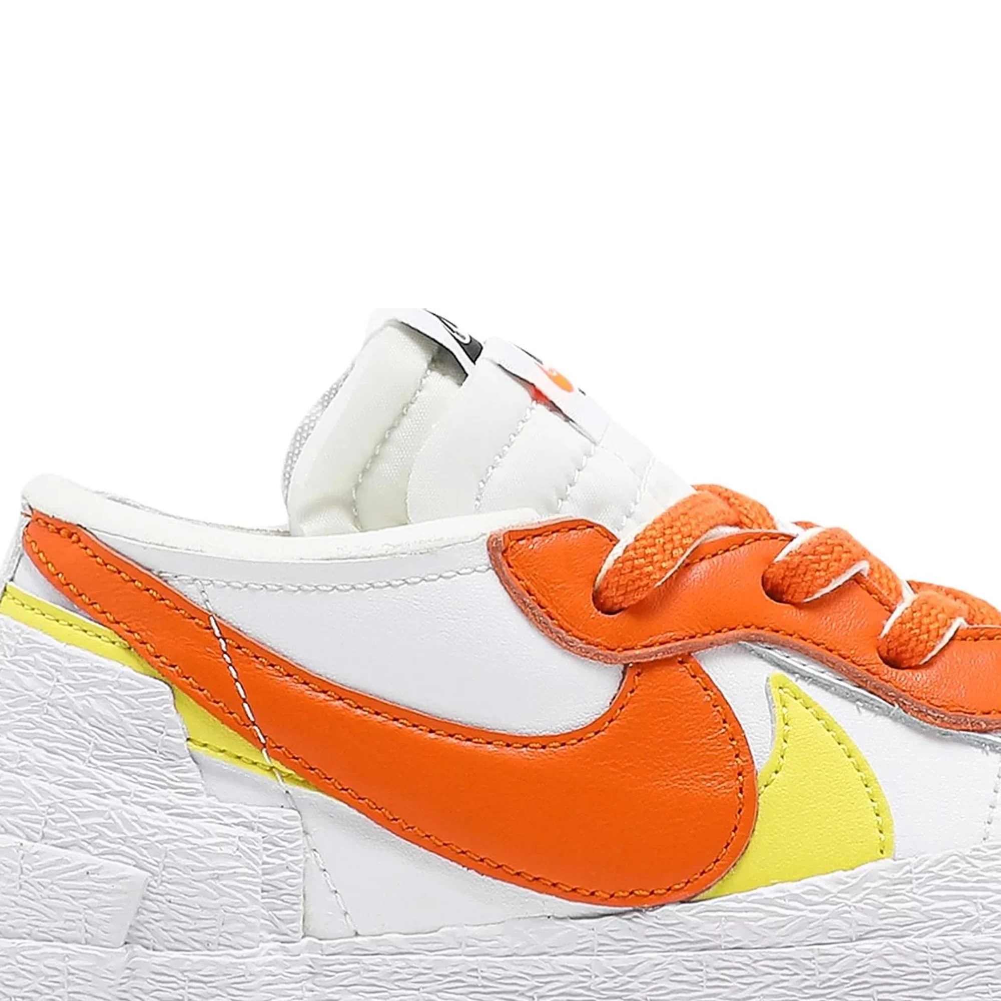 Nike Blazer Low Sacai 'White Magma Orange' (2021) - Image 7