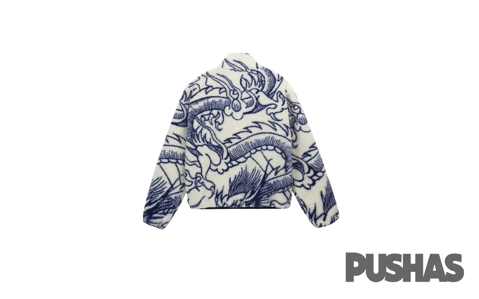 Stussy Dragon Sherpa Jacket 'Natural' - Image 2