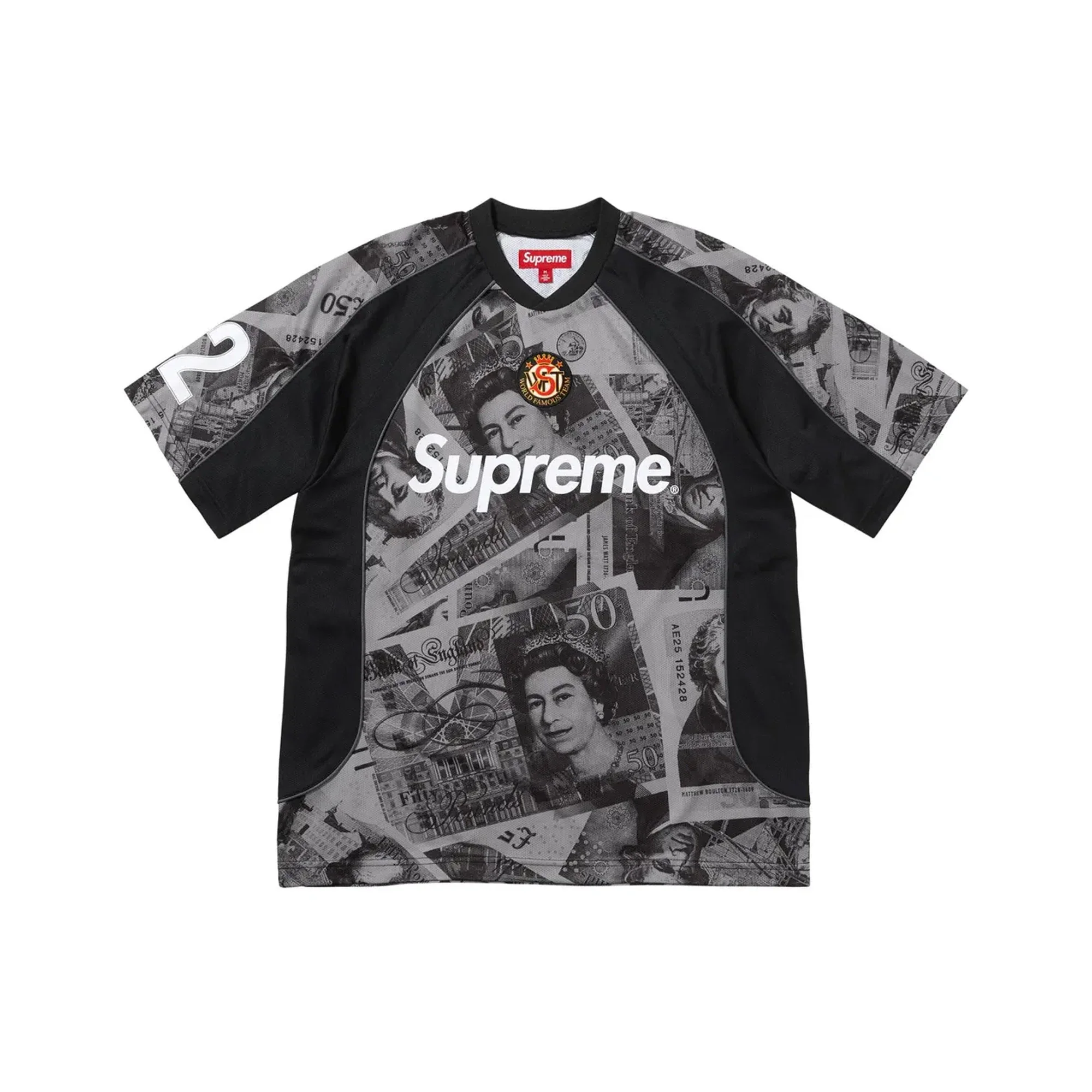 Supreme Pounds Soccer Jersey 'Black' (2025)