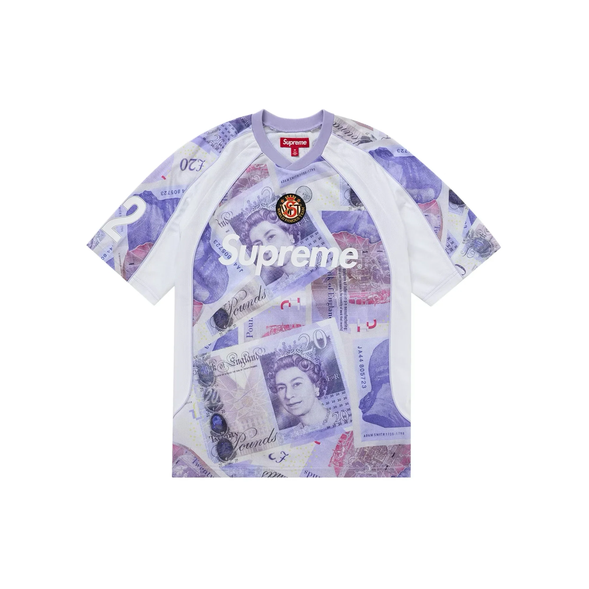 Supreme Pounds Soccer Jersey 'White' (2025)
