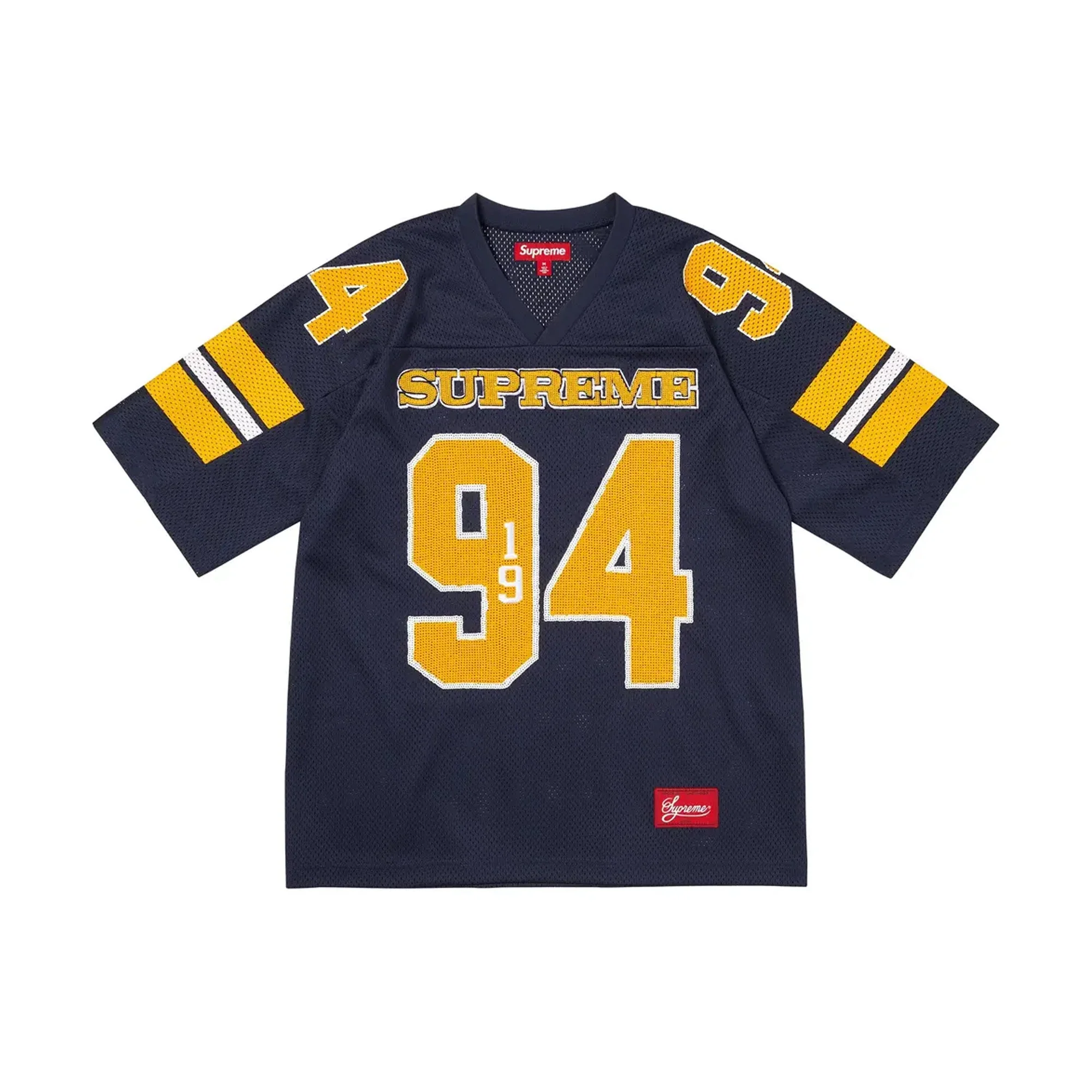 Supreme Sequin Football Jersey 'Navy' (2025) - Image 2