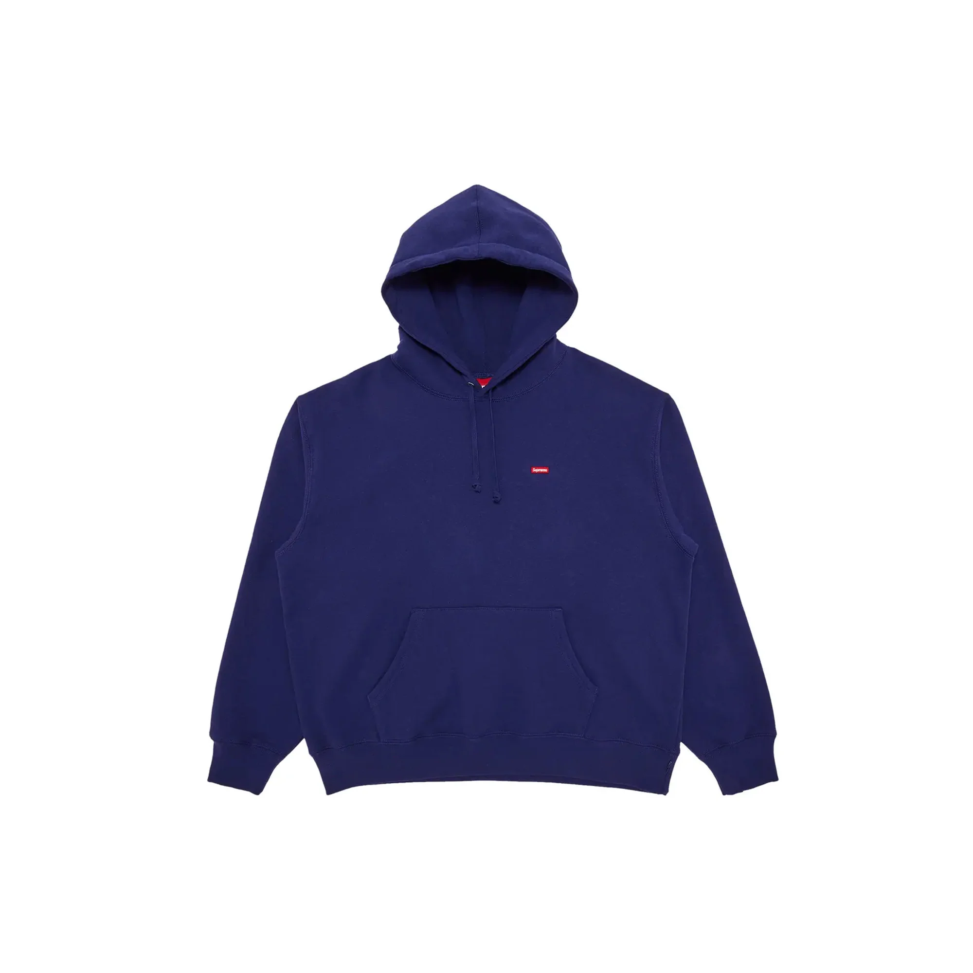 Supreme Small Box Hooded Sweatshirt 'Navy' (2024)
