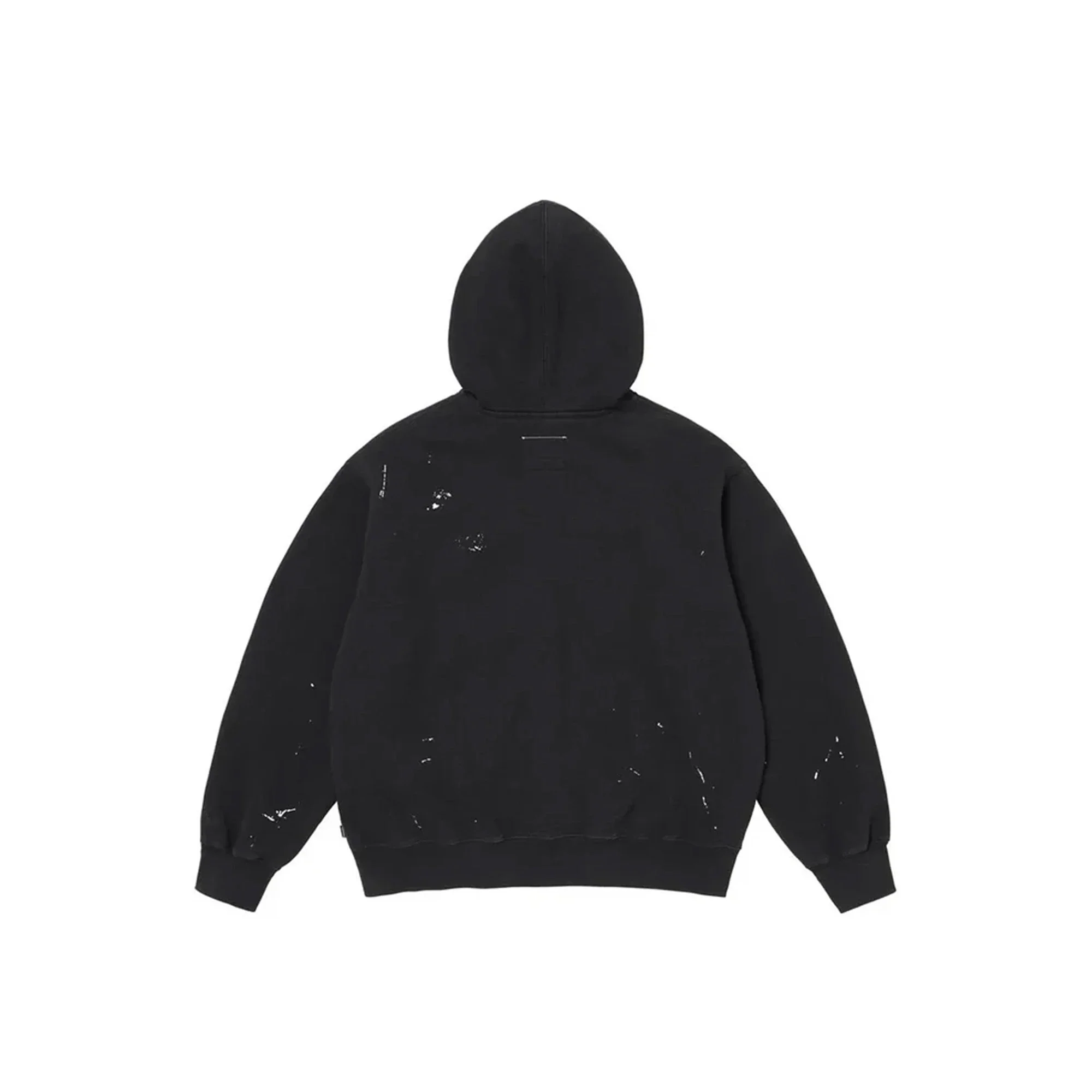 Supreme x MM6 Maison Margiela Box Logo Zip Up Hooded Sweatshirt 'Black' (2026) - Image 2
