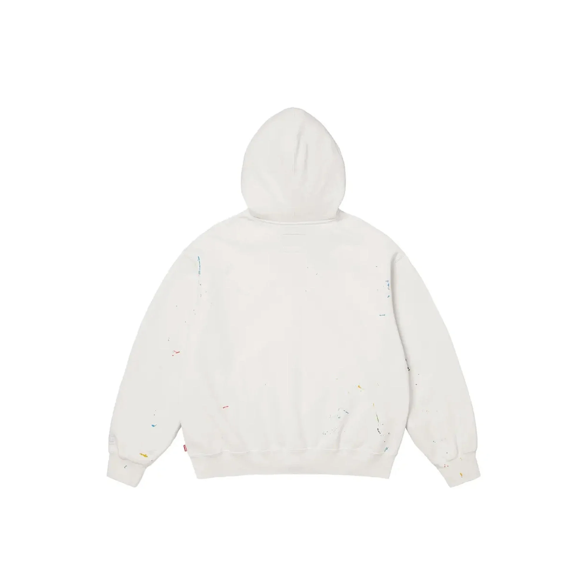 Supreme x MM6 Maison Margiela Box Logo Zip Up Hooded Sweatshirt 'White' (2026) - Image 2