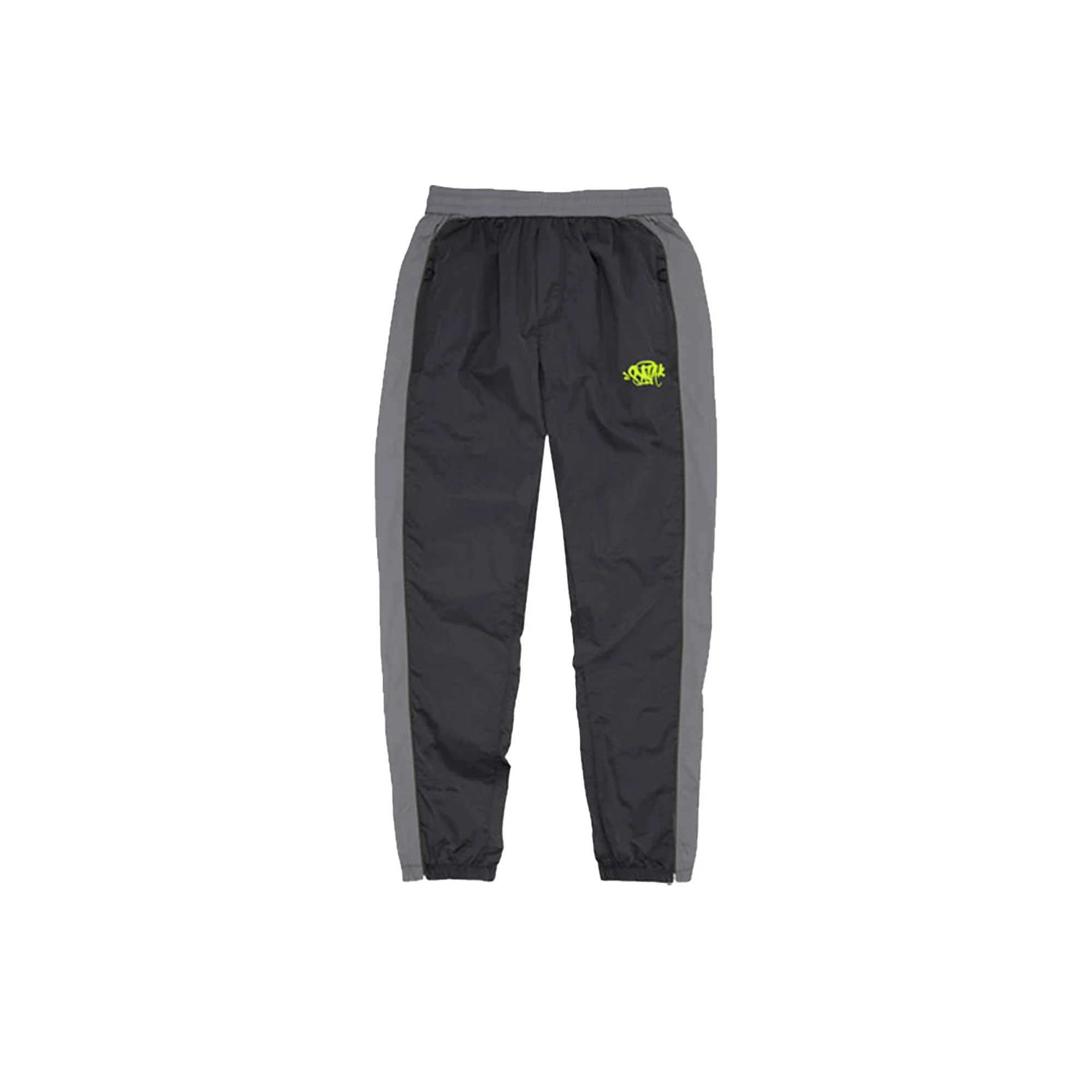 SYNA Logo Zip-Up Shell Jacket 'Grey / Black / Volt' - Image 4