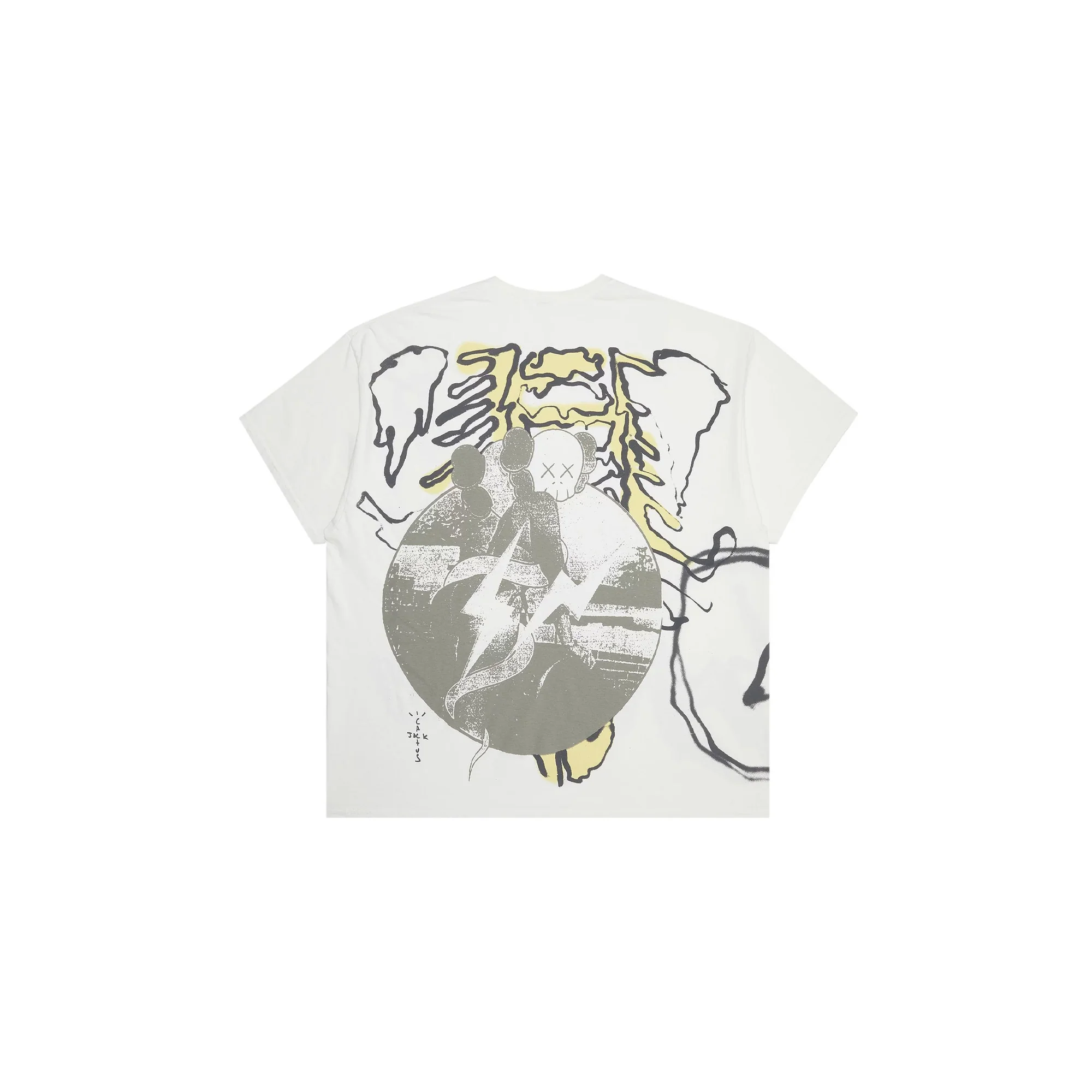 Travis Scott Cactus Jack x Kaws For Fragment Tee - Image 2