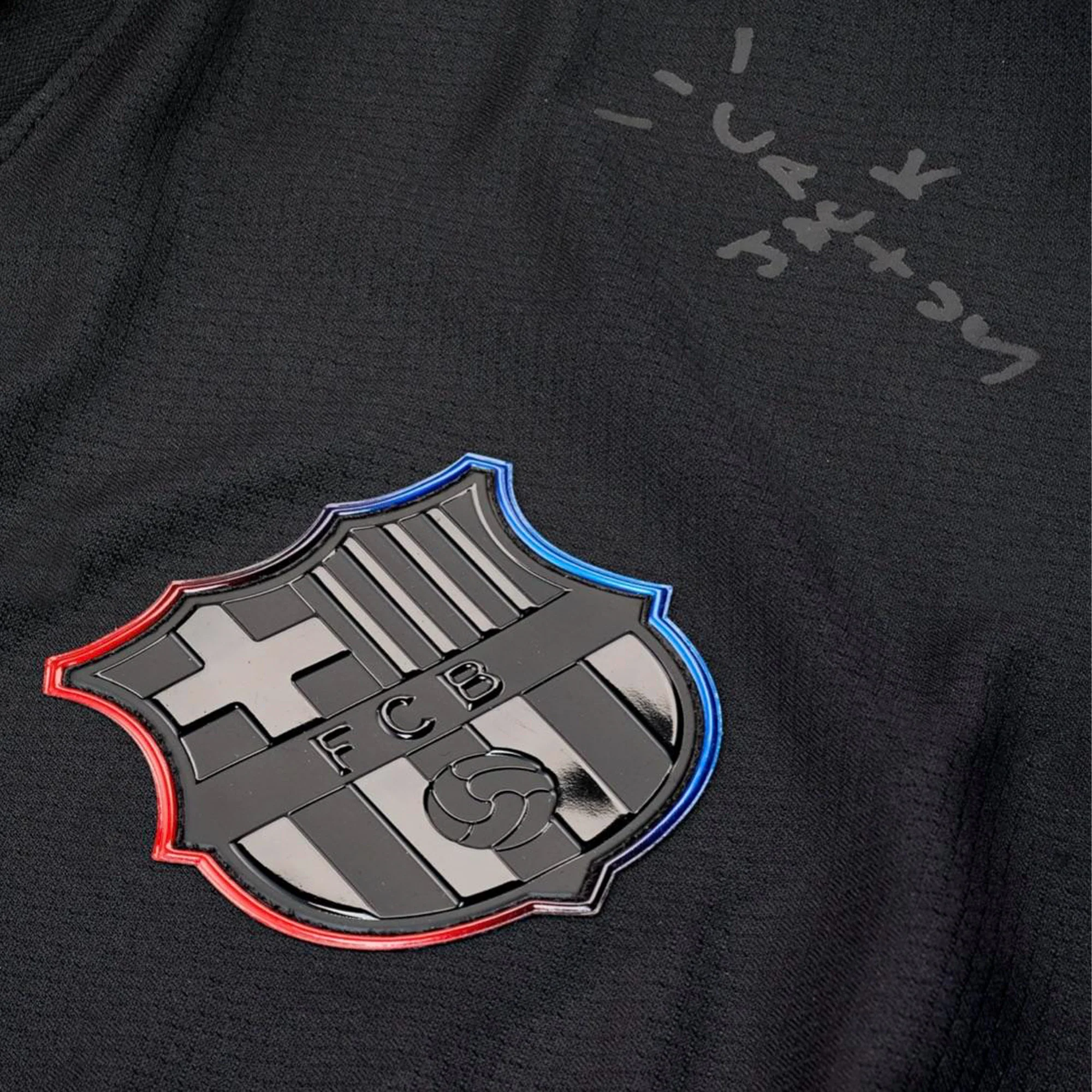 Travis Scott x FC Barcelona 2024/25 Match Away Cactus Jack Jersey 'Black' (2025) - Image 3