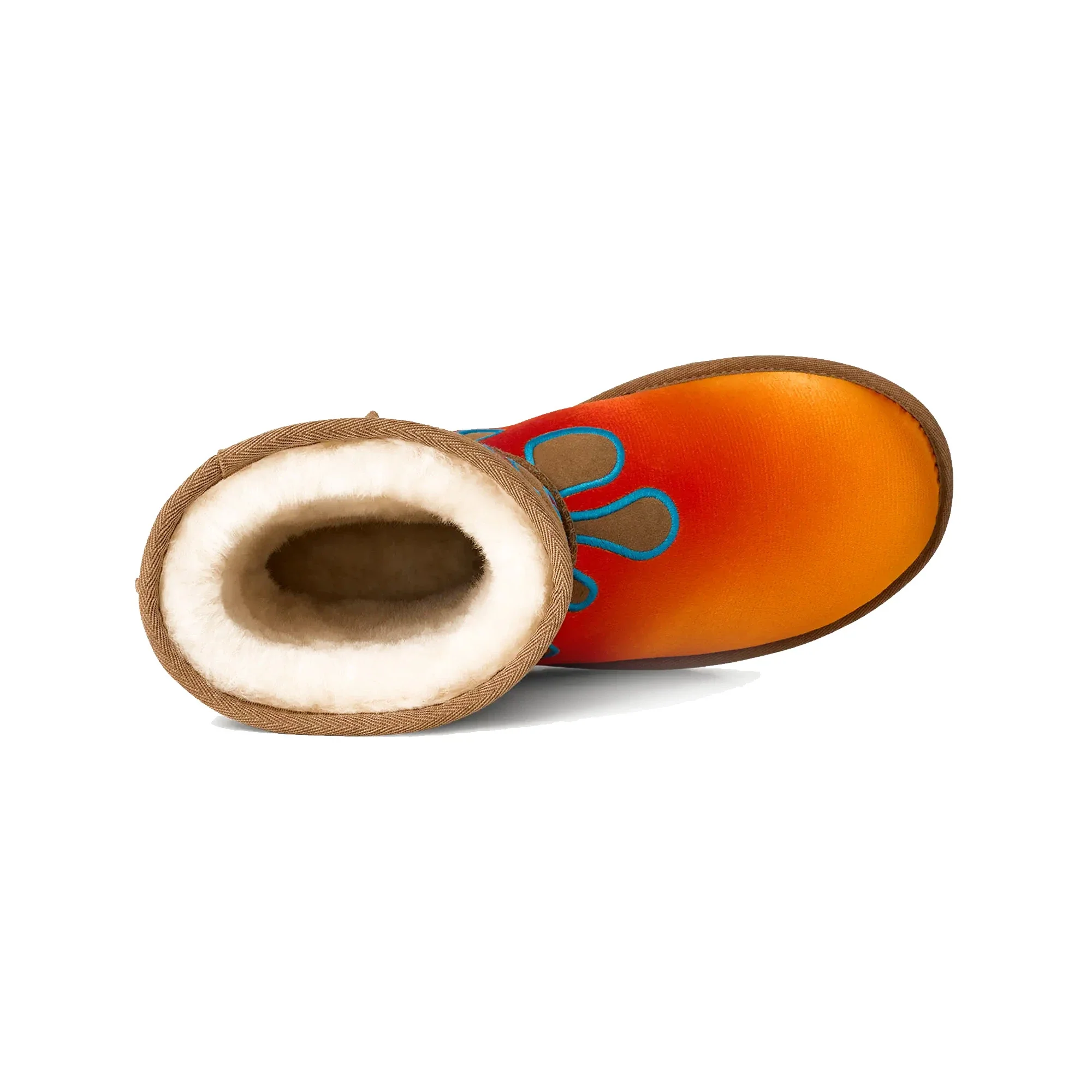 UGG Classic Short Boot 'Jeremy Scott Flames Chestnut' (2025) - Image 4